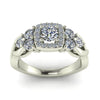 1ct tw Diamond Infinity Shank Engagement Ring - 04US02